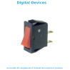 Rectangular Panel Switch 250V AC 3A