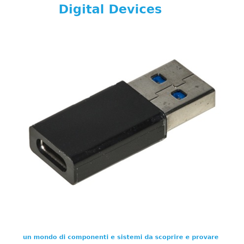 OTG Adapter from USB-C Female to USB-A Male - 3.0 - Universal Converter