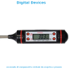 Digital Kitchen Thermometer for Food and Liquids -50 300 °C - Auto switch-off