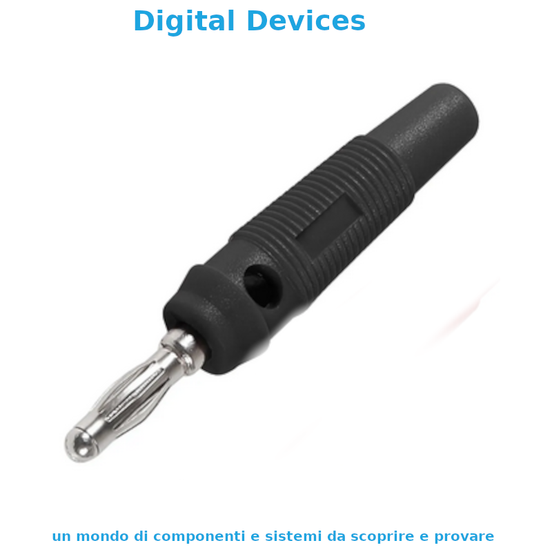 4 mm Banana Plug Connector - Stackable