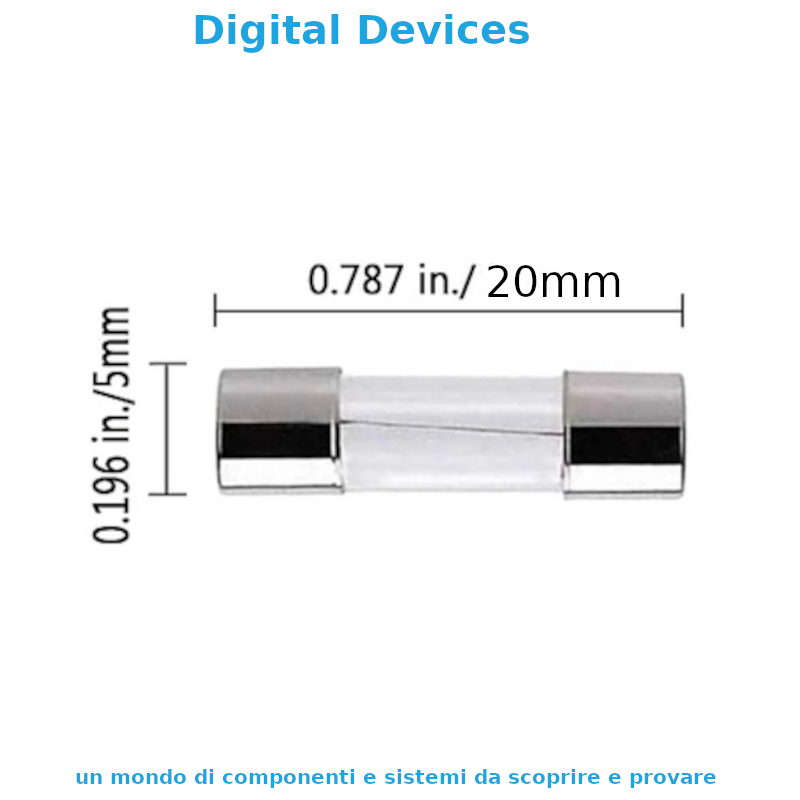 Rapid Glass Fuses 5x20 mm