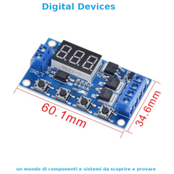 Programmable Digital Static Timer Module with Display