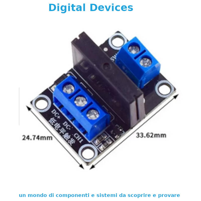 250V 2A solid state relay module - 5V power supply